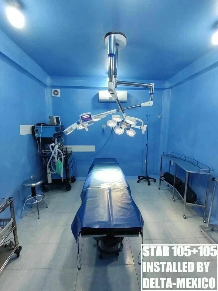 Star 105 + 105 Double Dome Operation Theatre LED OT Light Digital Control Panel