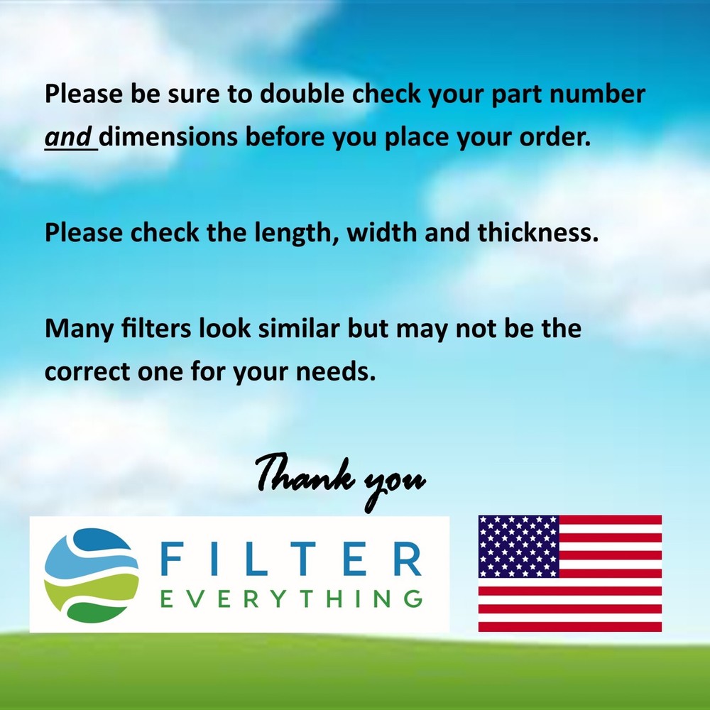 Replacement Range Hood Filter Compatible with Broan/Nutone Model S99010316
