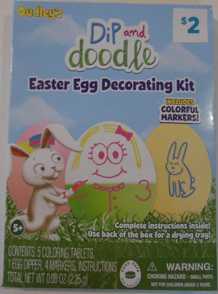 Dudley's Easter Egg Coloring and Decorating Kit