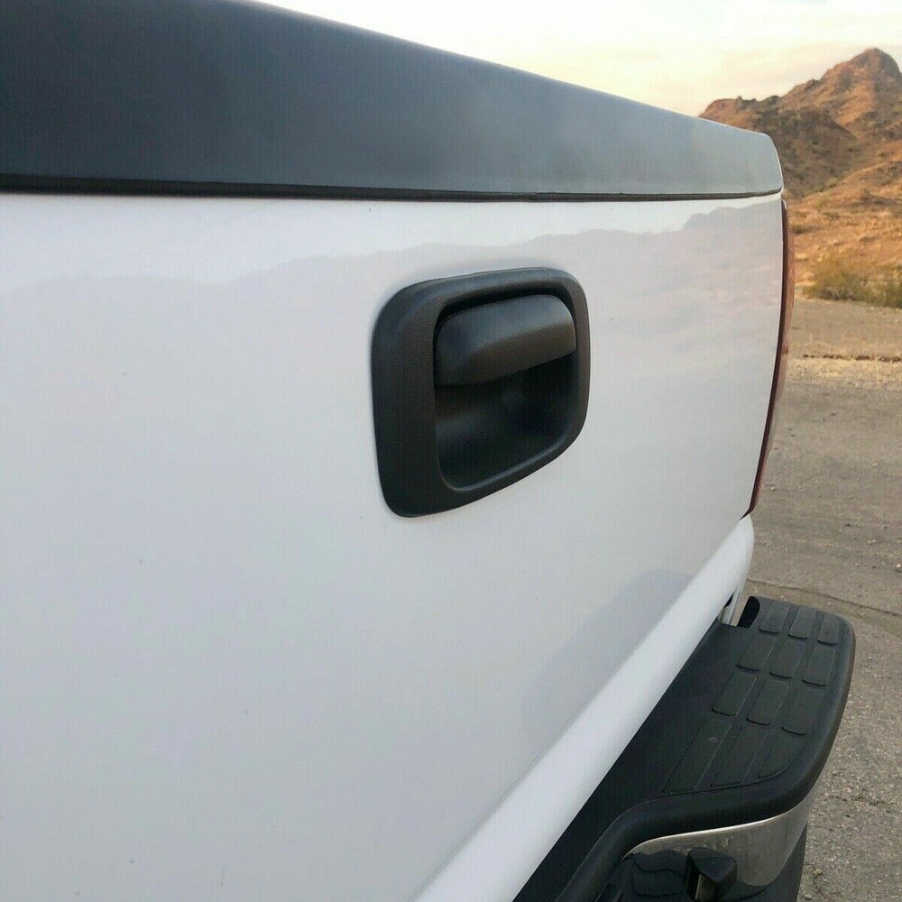 Rear Back Latch Tail Gate Tailgate Handle Bezel For Chevy Silverado GMC Sierra