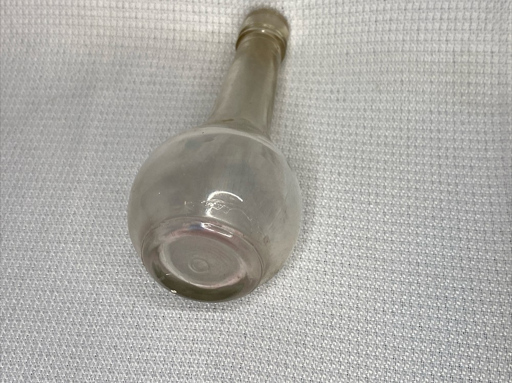 Vintage Clear Glass Bottle