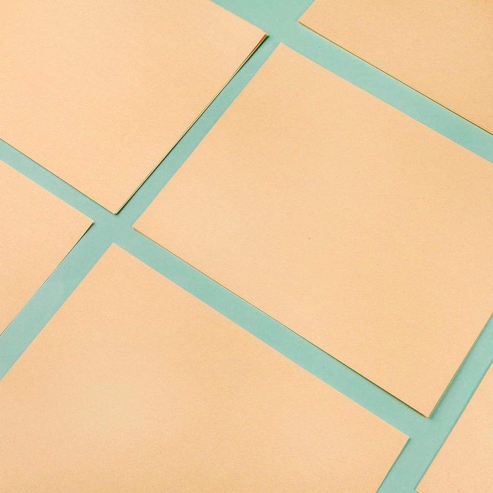 Durable Brown Craft Paper Sheets - 100 Count, 8.5 x 11 for Versatile Projects