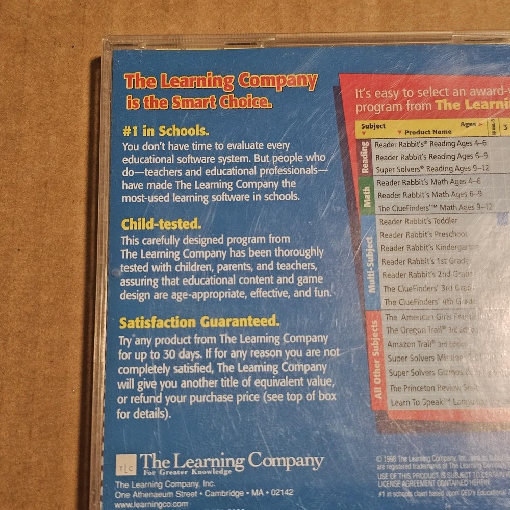 Operation Neptune Educational PC CD-ROM Bonus Disc The Learning Company