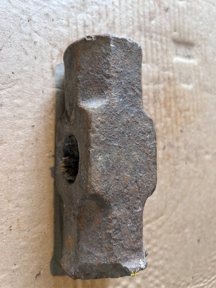 Rustic Original Vintage Primitive Forge Sledge Hammer more than 8 lb no handle