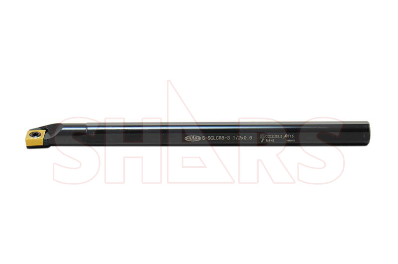 SHARS 1/2 x 7" SCLCR INDEXABLE BORING BAR HOLDER + CCMT INSERT + CERT !]