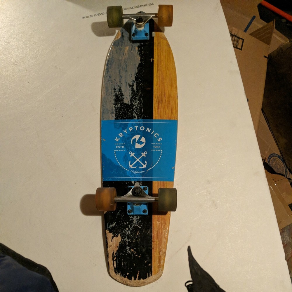 kryptonics Cali 36'' x 9'' longboard estb 1965