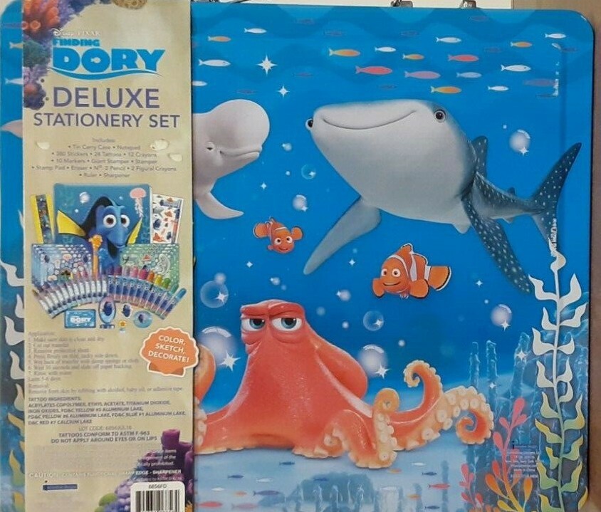Disney's Pixar Finding Dory Deluxe Stationery Set NIB