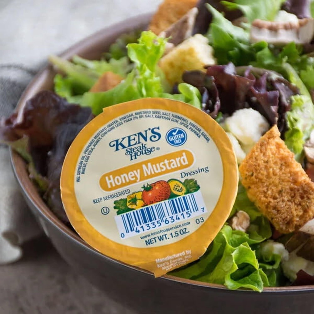 30 Count | Salad Dressing Dipping Sauce Portion Cups | Single Serve Packets