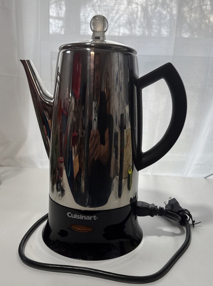 Cuisinart Classic 12 Cup Stainless Coffee Percolator w Ready Light Model PRC-12