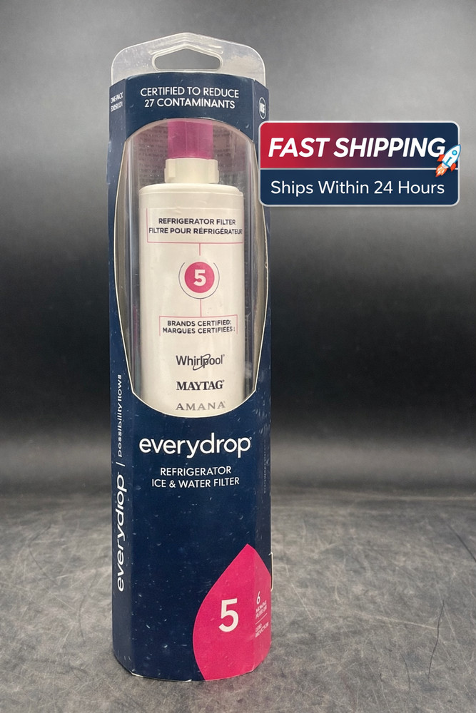 Everydrop 5 Refrigerator Ice and Water Filter EDR5RXD1 Whirlpool Maytag Amana