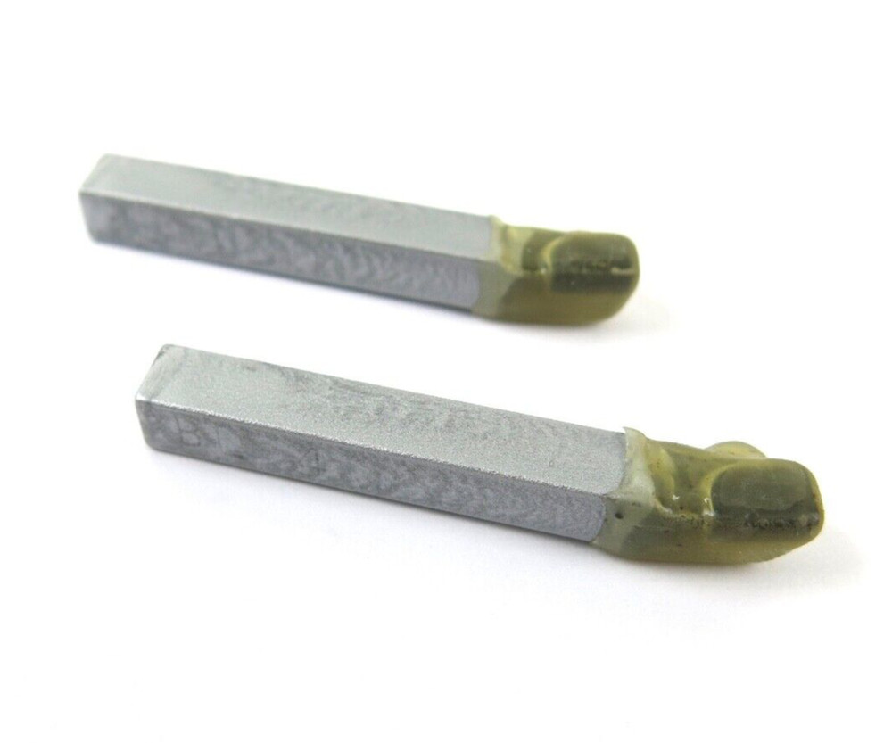 2pcs ACT BL-4 LH Micrograin Carbide Brazed Lathe Tool Bits 15° Angle 1/4" Shank