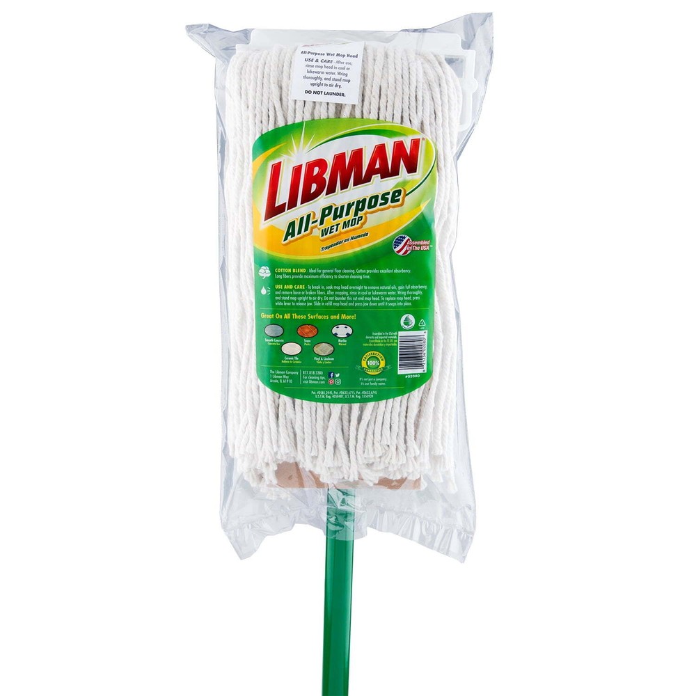 All-Purpose Wet Mop (#16 Head) Cotton Blend