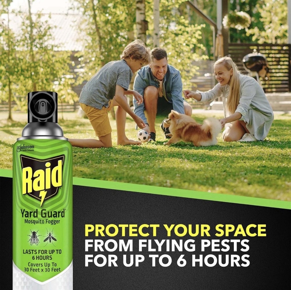 3pk - Raid Yard Guard Mosquito Fogger - 16 oz.