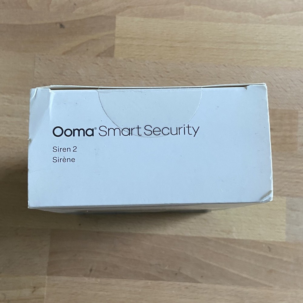 Ooma Smart Security Siren 2 - Works with Smart Home Security - New