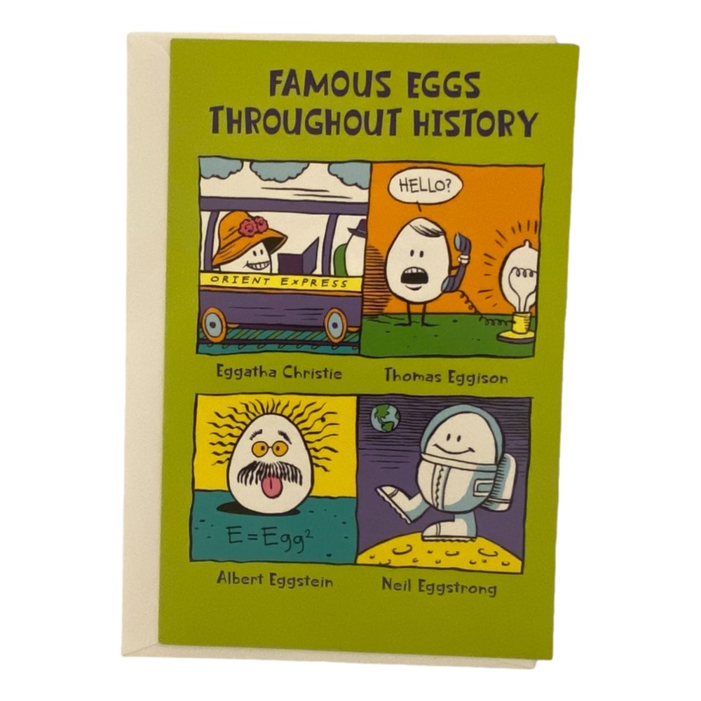 Famous Eggs Throughout HistoryEggatha ChristieThomas EggisonAlbert