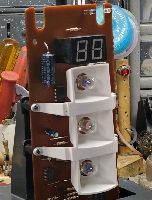 1981 Dark Tower Board Game - Upgrade Brighter Custom Digit Display