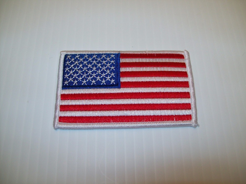 American Flag Patch 3 3/8" x 2"