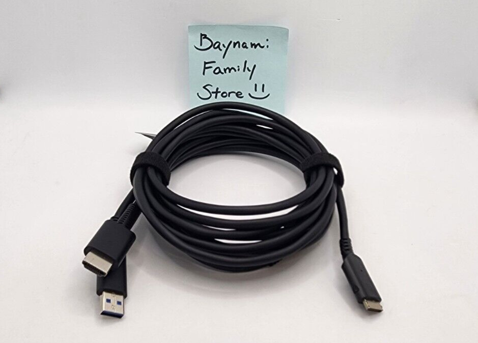 Meta Oculus Rift CV1 VR Virtual Reality Headset Cable Only - Tested Working