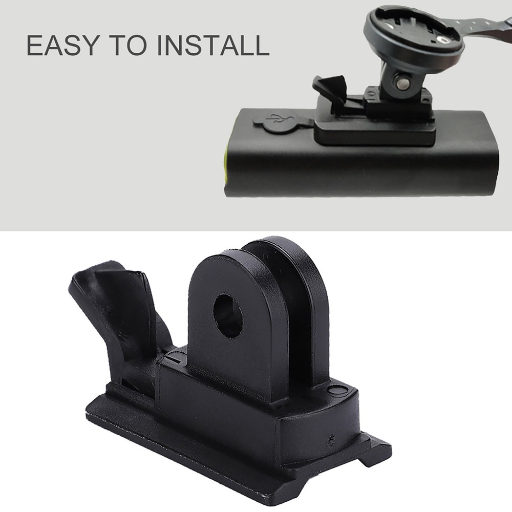 Plastic Bike Front Light Flashlight Holder Adapter for Bicycle Computer Mount