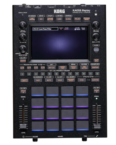 Korg KAOSS REPLAY Sampler DJ Effects Processor Performance Pad Unit New