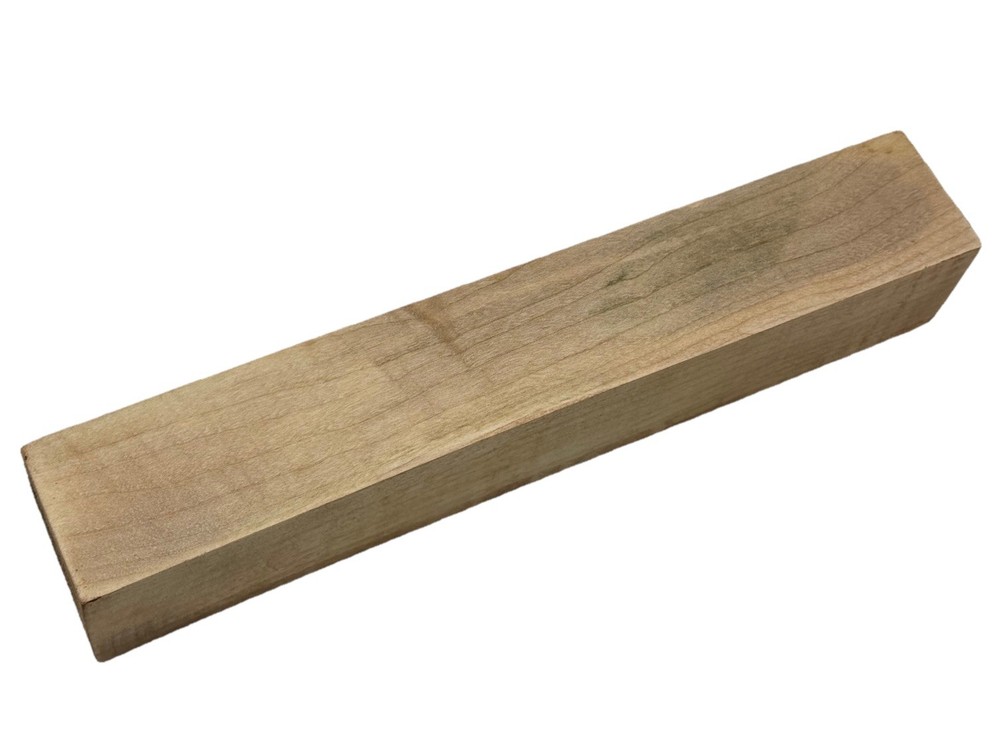 Curly Maple Wood Turning Blank 2" x 2" x 12” figured Maple (e34)