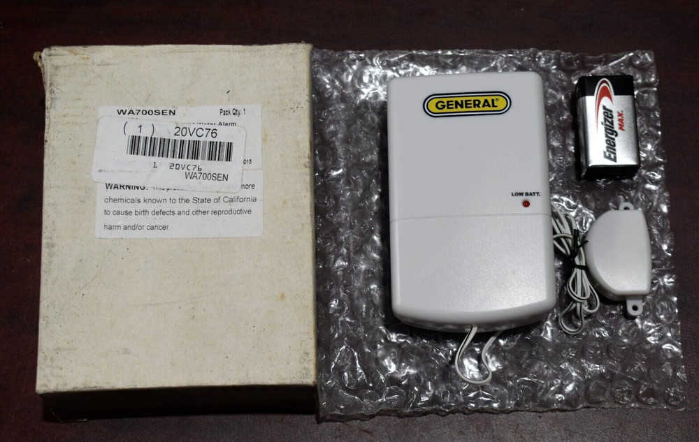 General Tools WA700SEN Leak Detection Wireless Alarm Sensor Transmitter