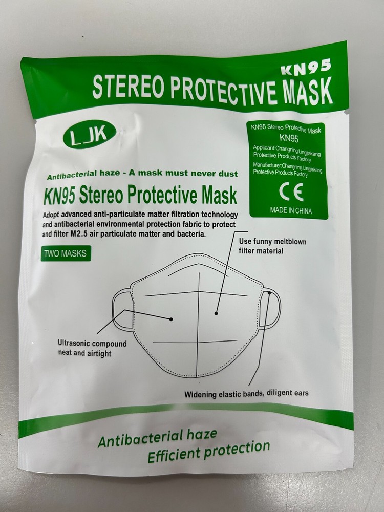 LJK STEREO PROTECTIVE MASK KN95 (2 PER PACK)