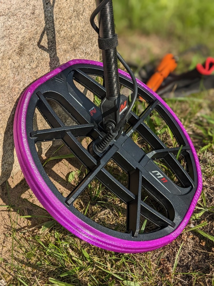 Minelab Manticore 11" Coil Bumper-Completely Contoured Rubber Guard. ~ Purple ~