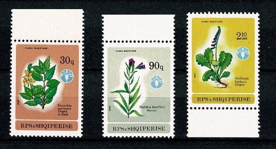 ALBANIA 1987 Plants MNH U7412