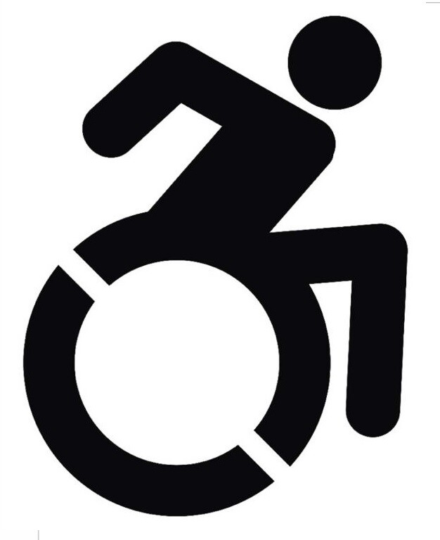 ACTIVE HANDICAP Stencil Template Airbrush Paint School supply #2