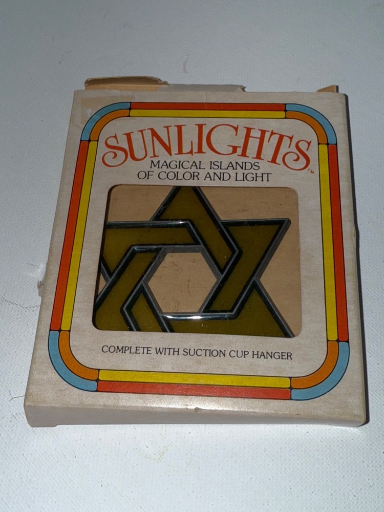 Vintage Sun Catcher L X2 Judaism