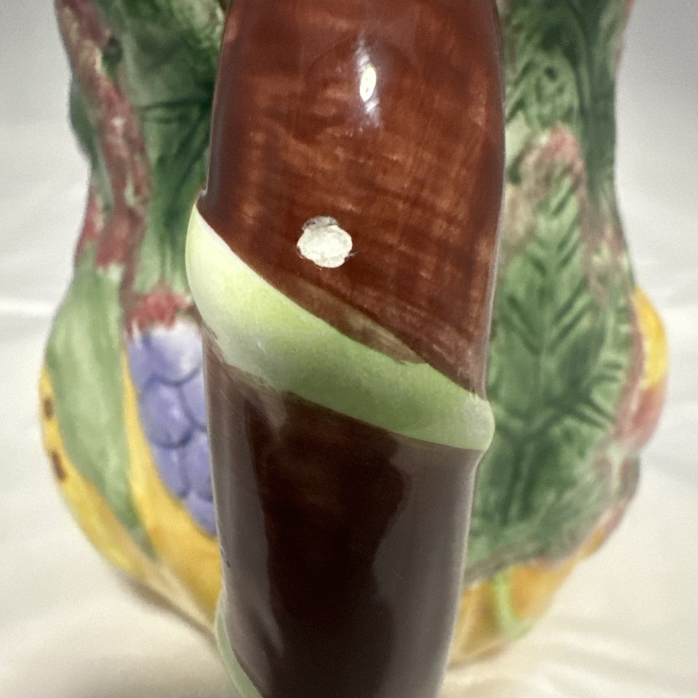Bloom-Rite Ceramic Fall Harvest Pitcher 6.6" Tall, 1 Quart Pitcher