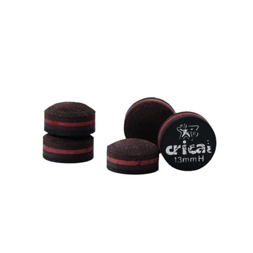 Pool Cue Tips 5 Layer Pool Stick Tips (ardness Soft/Medium/ard) 13mm H