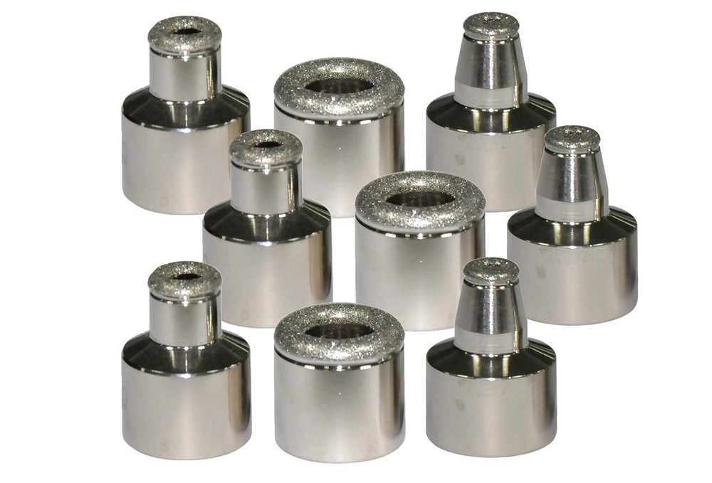 Microdermabrasion Replacement Tips 9 Pack Universal Stainless Steel Tips Set