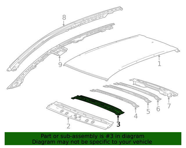 Genuine GM Front Bow 26438483