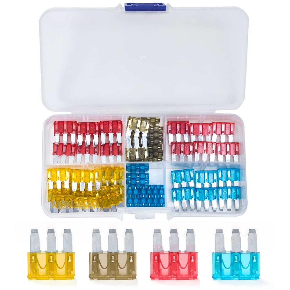 SINBRLAI AMP Micro 3 Fuse, 3 Prong Blade Applicable Multicolored