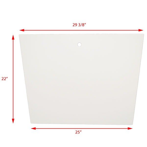 Tracker Boat Console Floor Board 130169 | White Starboard
