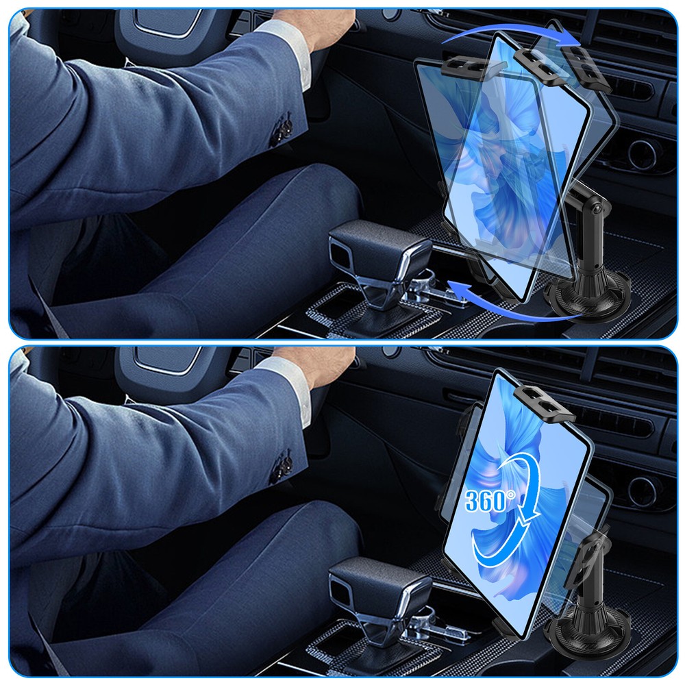 Universal Smart Phone Tablet Car Mount Holder Cup Stand Extendable Neck Cradle