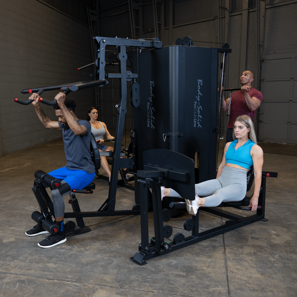 Body Solid S1000 Commercial Four Stack Gym Multi Station Selectorized Machine