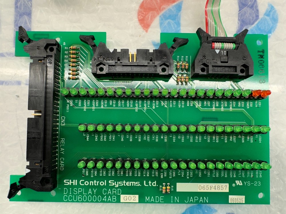 SHI Control Systems CCU600004AB Display Card