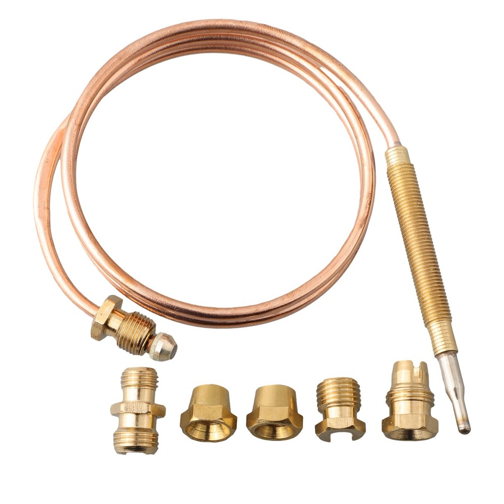 24in Thermocouple Kitchen Stove Plastic Replacement Fixed Thread Metal