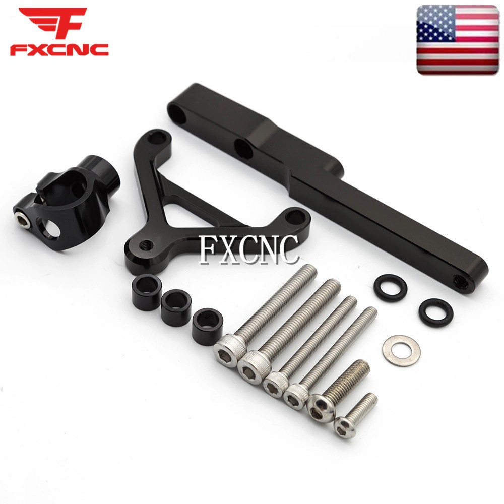 Steering Damper Stabilizer & Mount Support Bracket For Honda CB1000R 2008-2017