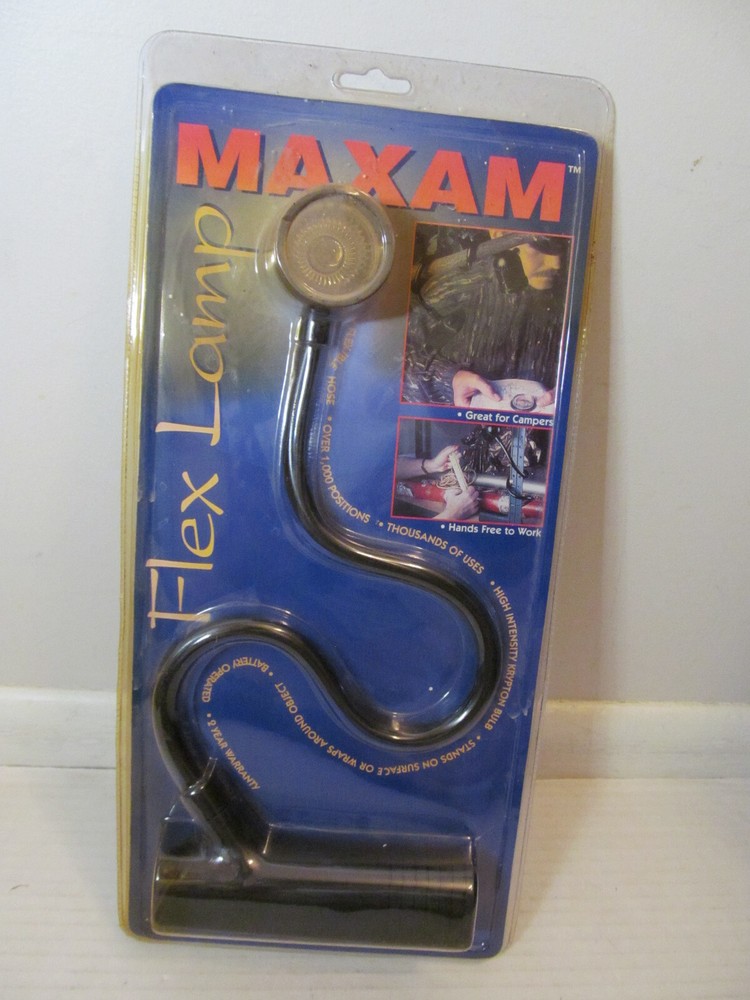 Maxam Flex Lamp with High Intensity Krypton Bulb, Battery Operated
