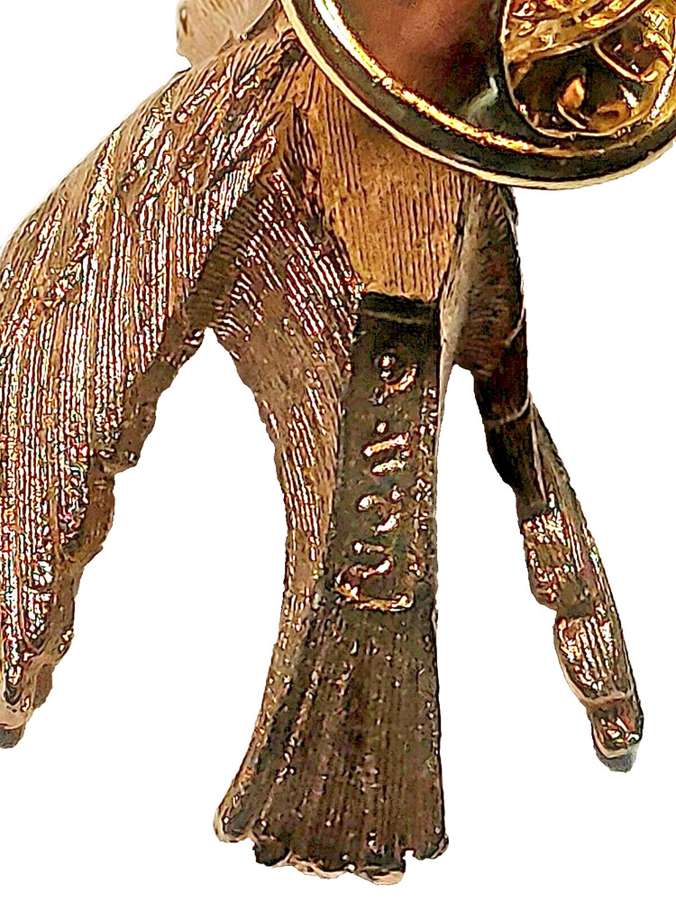 Avon Bird Gold Toned Lapel Pin