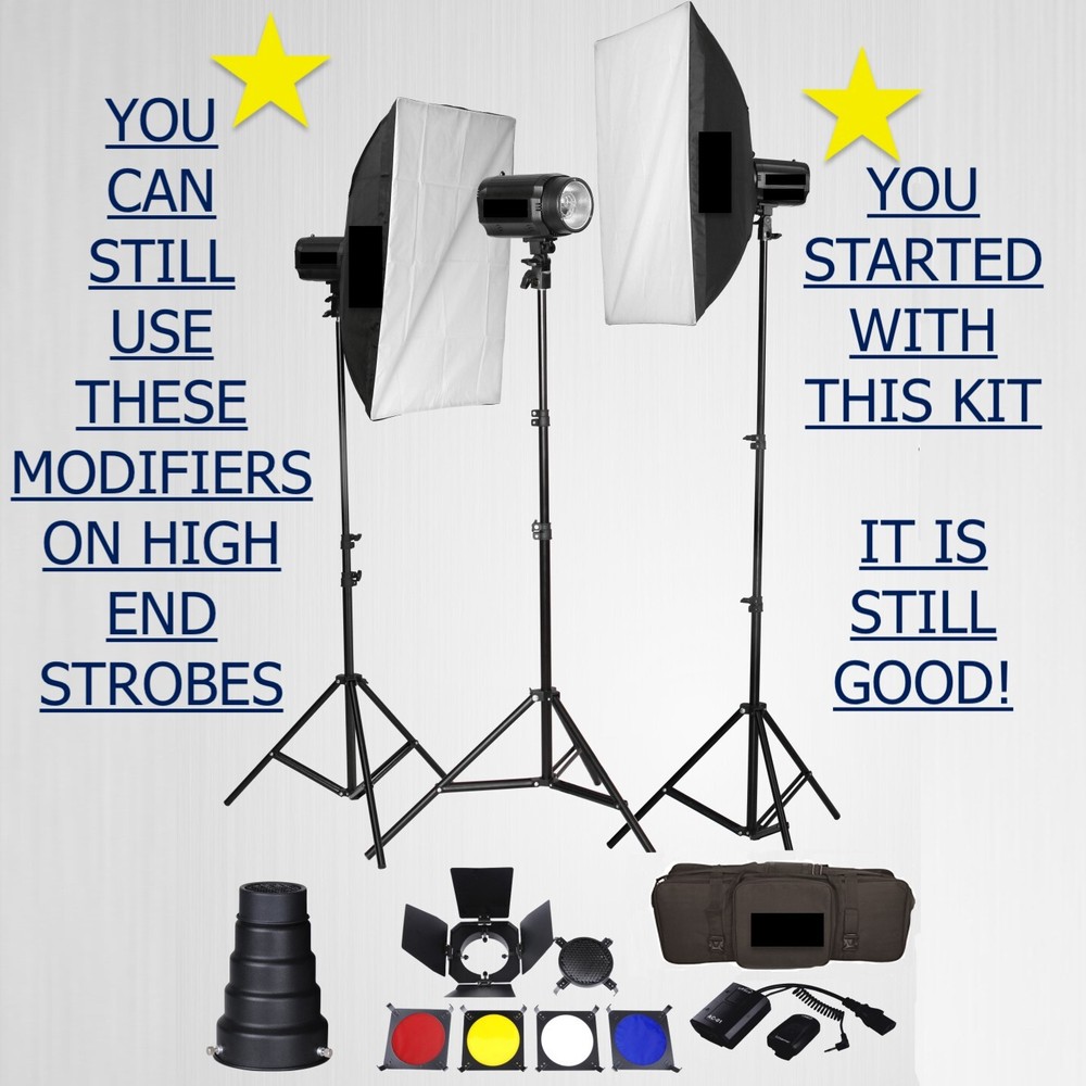 Bowens Mount, Photography, Strobe, Studio, Softbox, Adapter, Universal, 4 Screw,