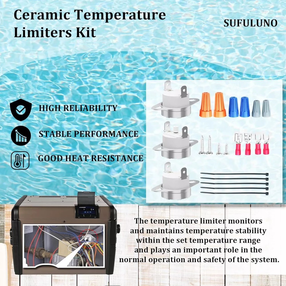 for Hayward HAXTLK1930 Temperature Limiter Kit H-Series ED1 ED2 Spa Pool Heater