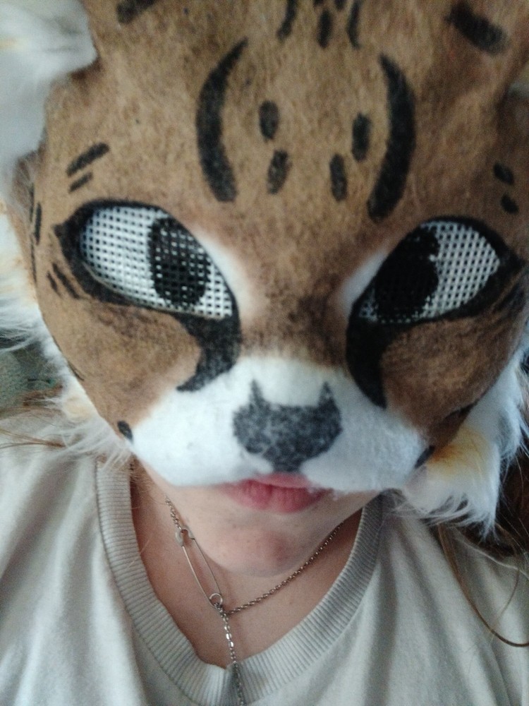 Servall Therian Mask