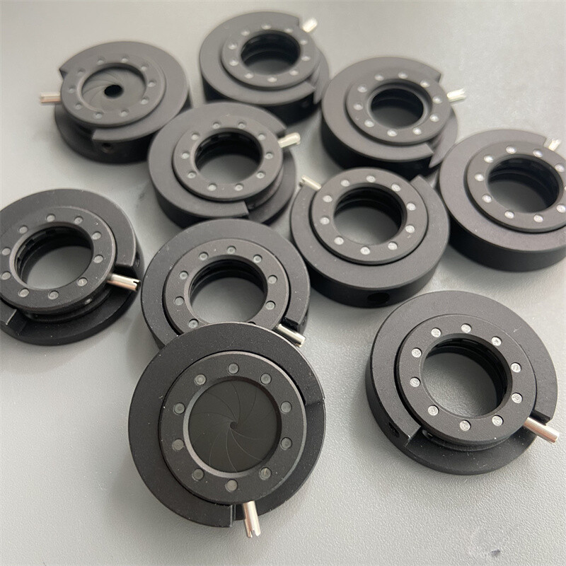 Adjustable Mechanical Iris Aperture 1-12mm Microscope Camera Module M4 thread