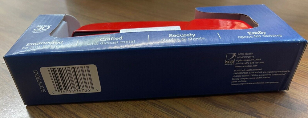 Swingline 747 Desktop Stapler, 30-Sheet