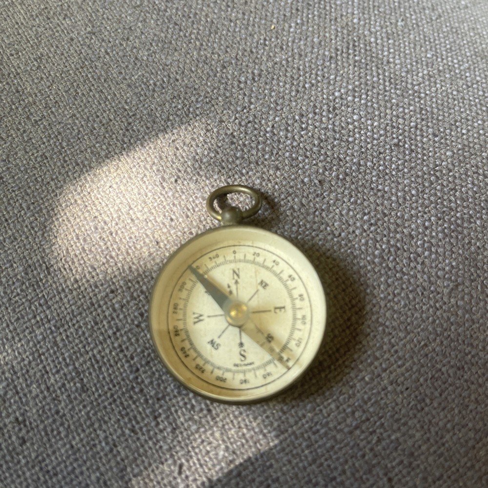 Vintage Navy German Compass Brass